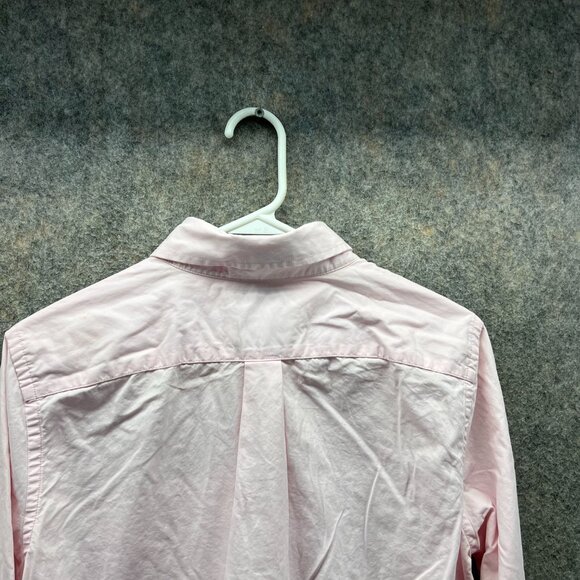 Abercrombie & Fitch Shirt Women Small Pastel Pink Casual Button Down Muscle Fit - Picture 11 of 11